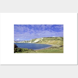 Worbarrow Bay in Dorset Posters and Art
